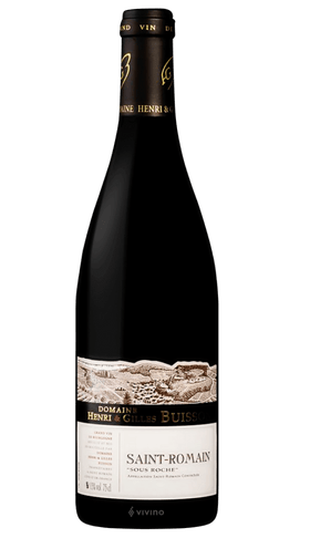 Henri & Gilles Buisson Saint Romain "Sous Roche" 2014 - Osomm