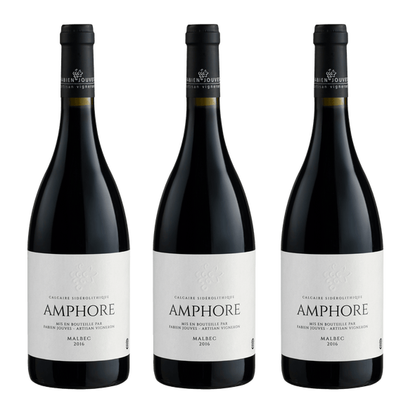 Vertical Fabien Jouves Amphora 3 bottles - Osomm